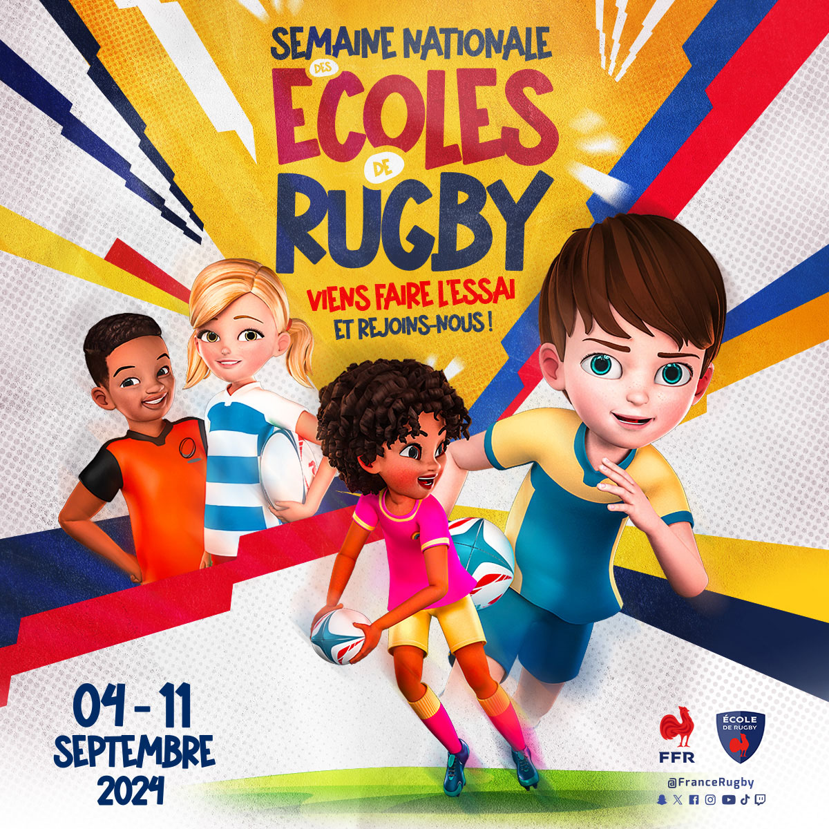 Semaine Nationale Des Ecoles De Rugby F D Ration Fran Aise De Rugby