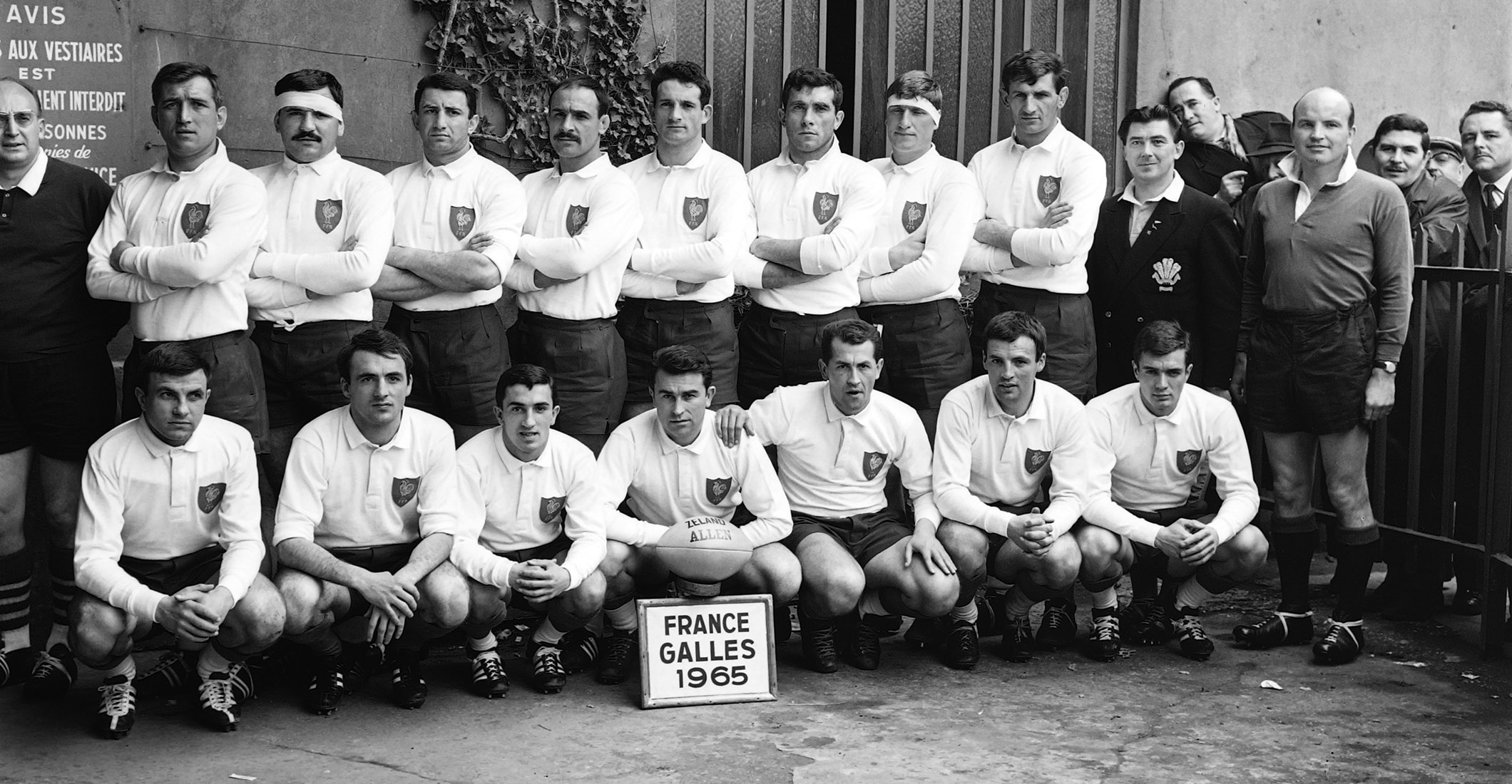 Résultat de recherche d'images pour "rugby à 15 1961 composition équipe de france"