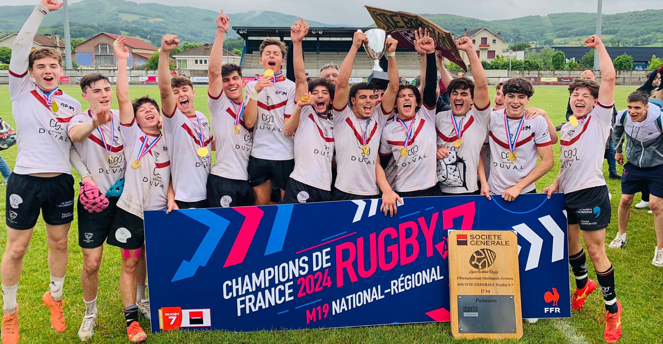 France Rudby Championnats de France de Rugby à 7 moins 16 et moins 19 ans