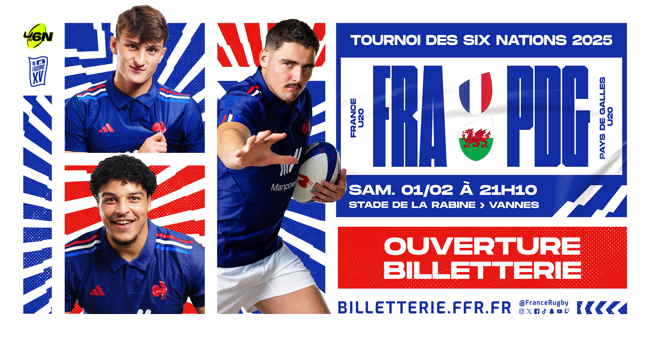 2 Places France-Irlande - Tournoi Des 6 Nations 2026 Au Stade De France, Paris