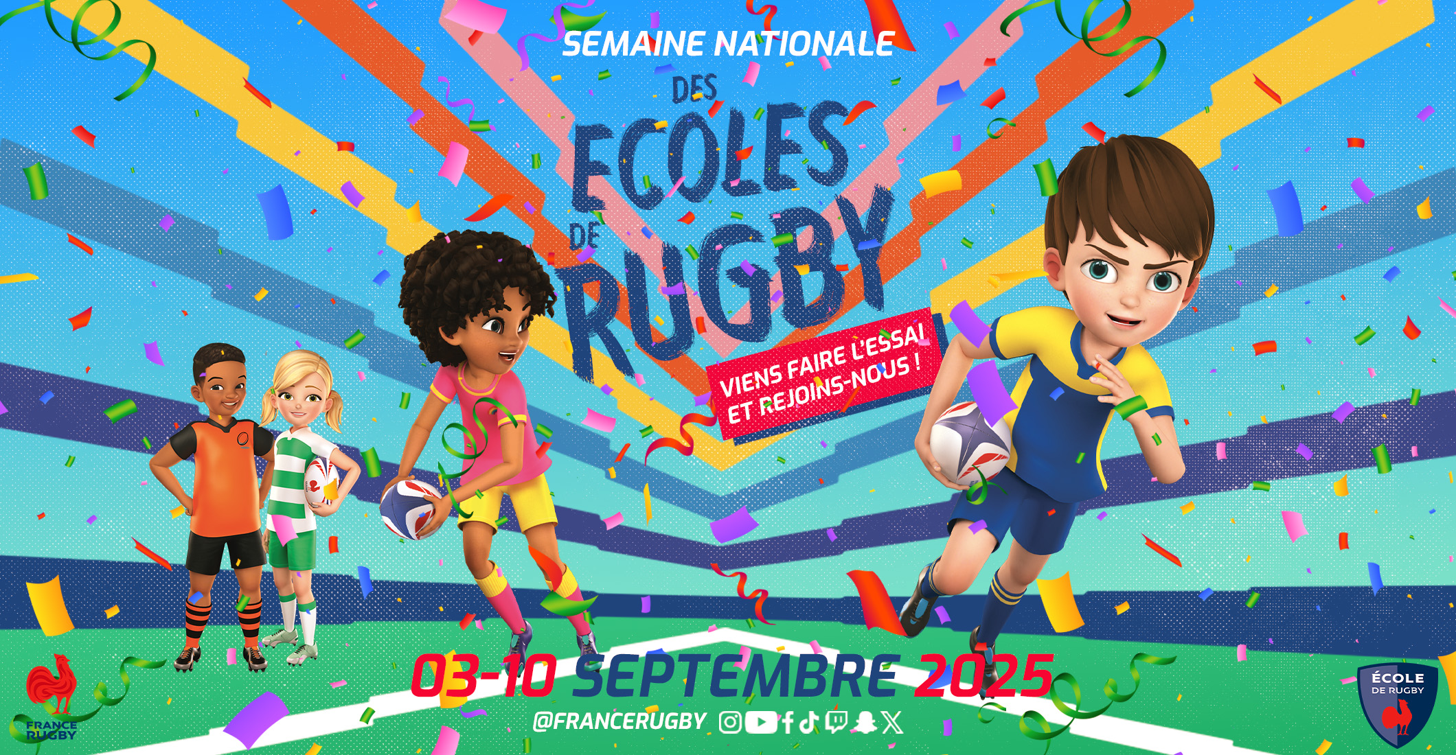 Illustration de la page Semaine Nationale des Écoles de Rugby&nbsp;&nbsp;: Je prépare et j’organise dans mon club