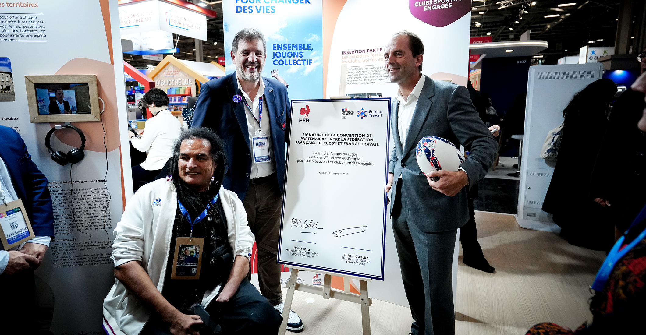 Illustration de la page France Travail et la FFR unissent leurs forces pour développer l’insertion professionnelle par le sport