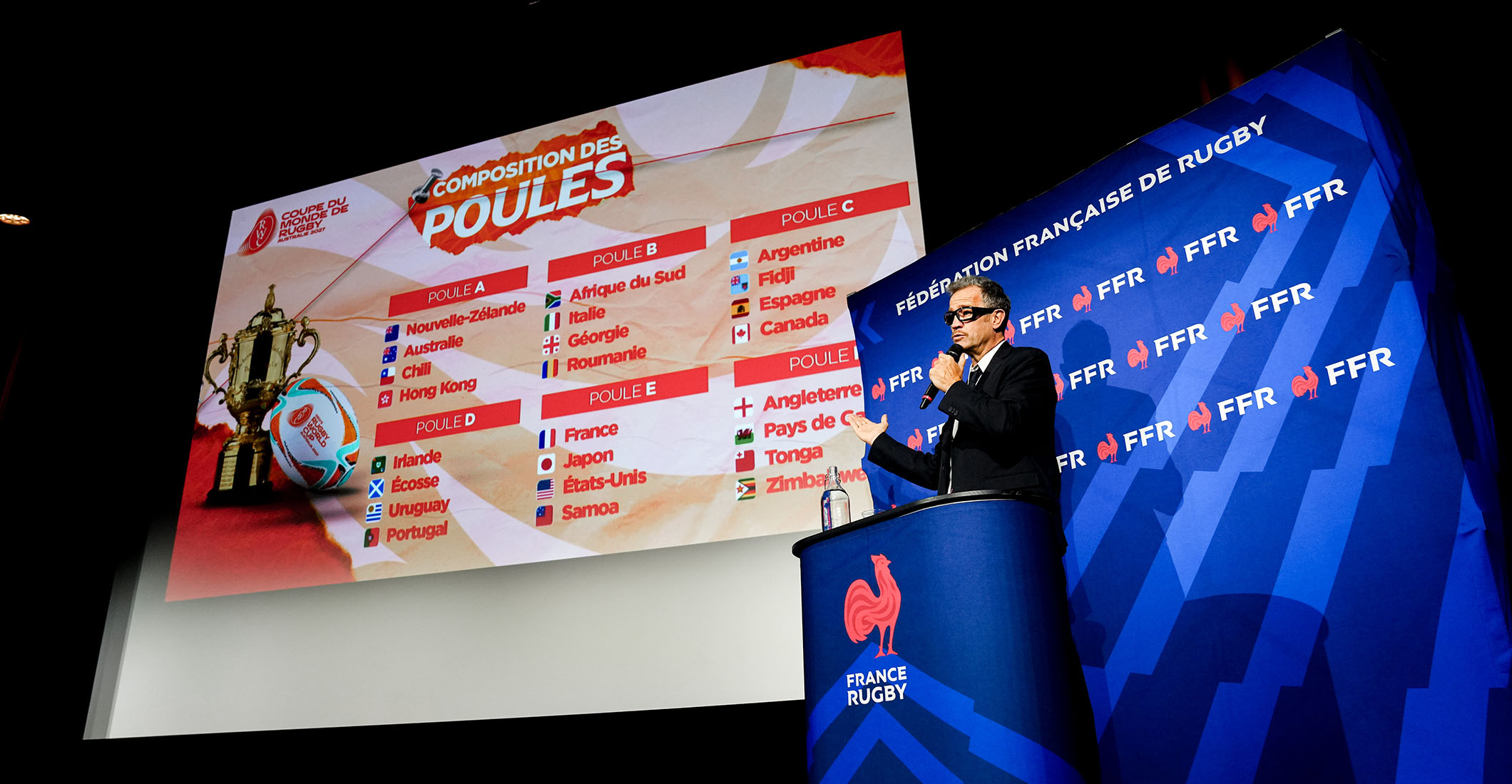 Fabien Galthié : « Ce tirage nous met déjà dans l’univers de la Coupe du monde » 