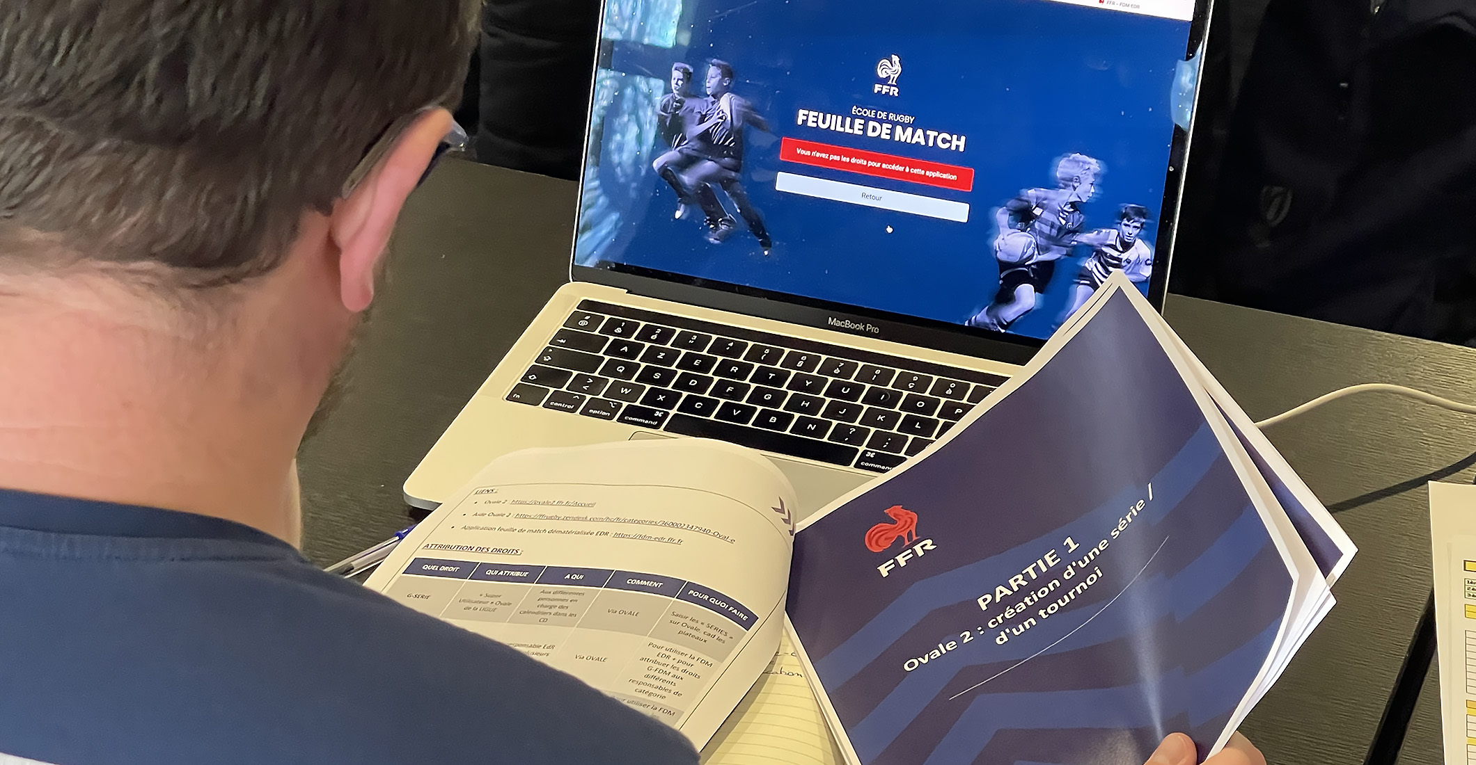 Illustration de la page École de Rugby : Cap numérique