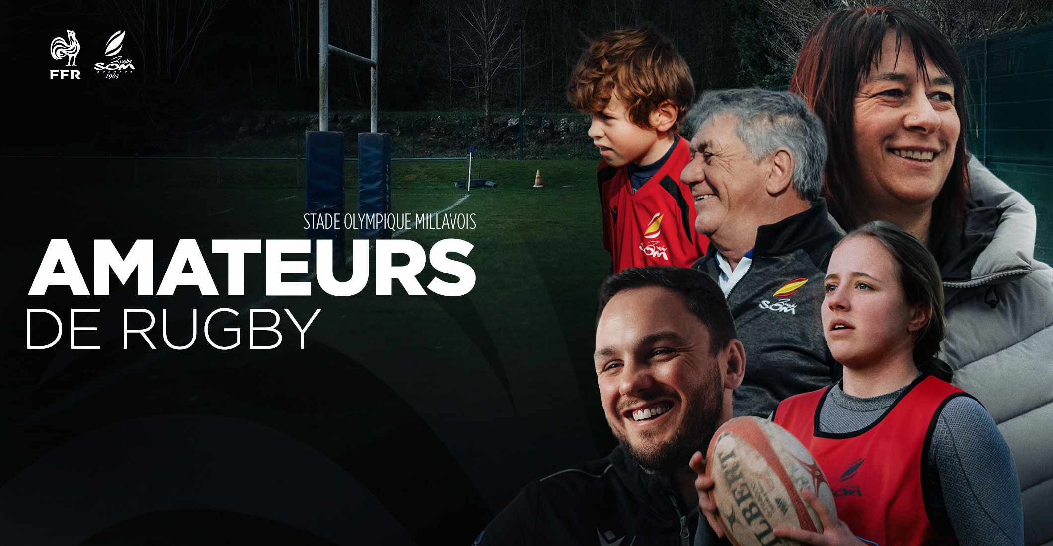 Illustration de la page “Amateurs de Rugby”&nbsp;&nbsp;: une plongée au cœur de l’âme du rugby français