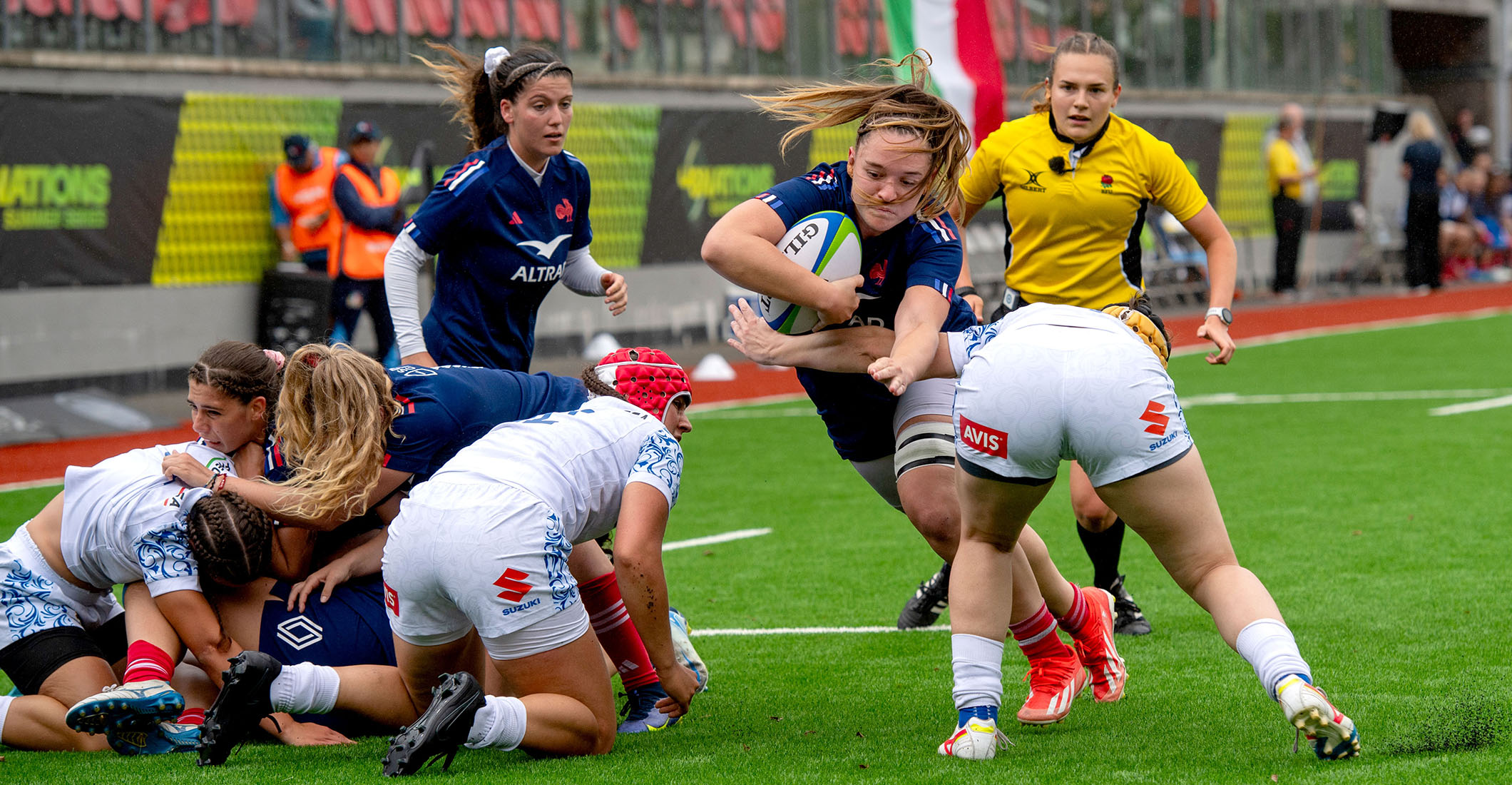 Le groupe pour le Six Nations Women’s Series moins 21 ans 