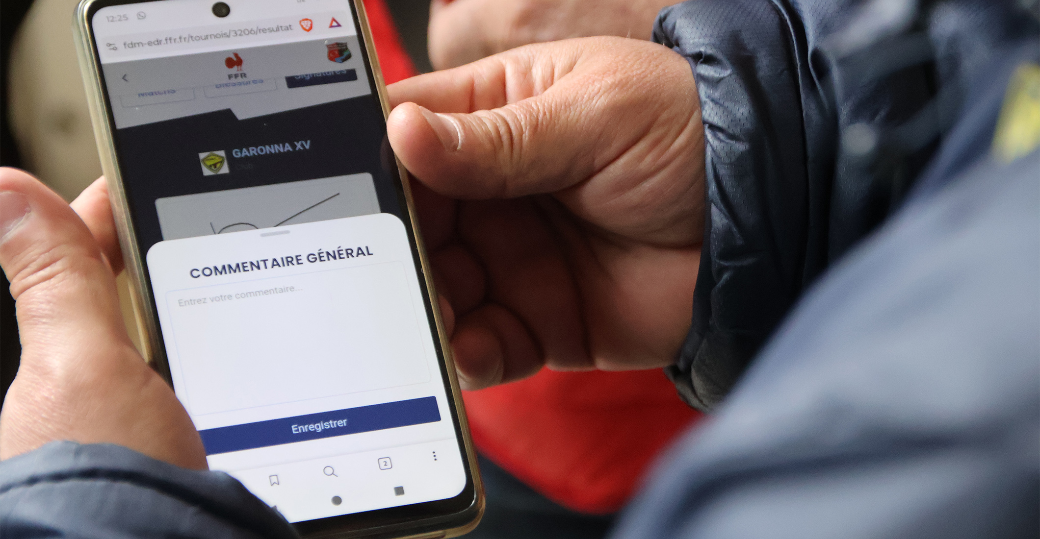Illustration de la page École de Rugby : Une empreinte digitale