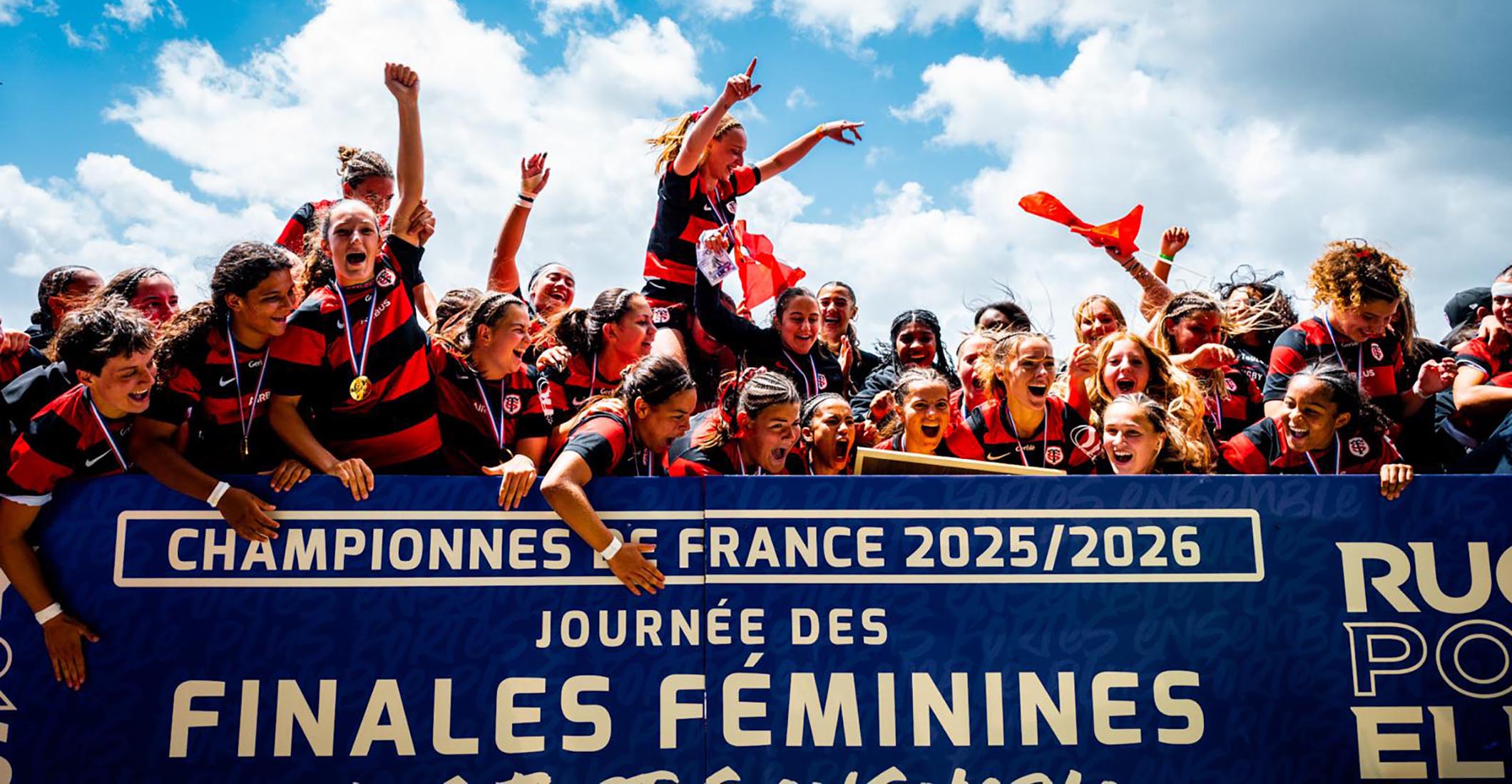 Illustration de la page Féminine moins 18 ans Élite&nbsp;&nbsp;: Le Stade Toulousain s’impose face à Agen